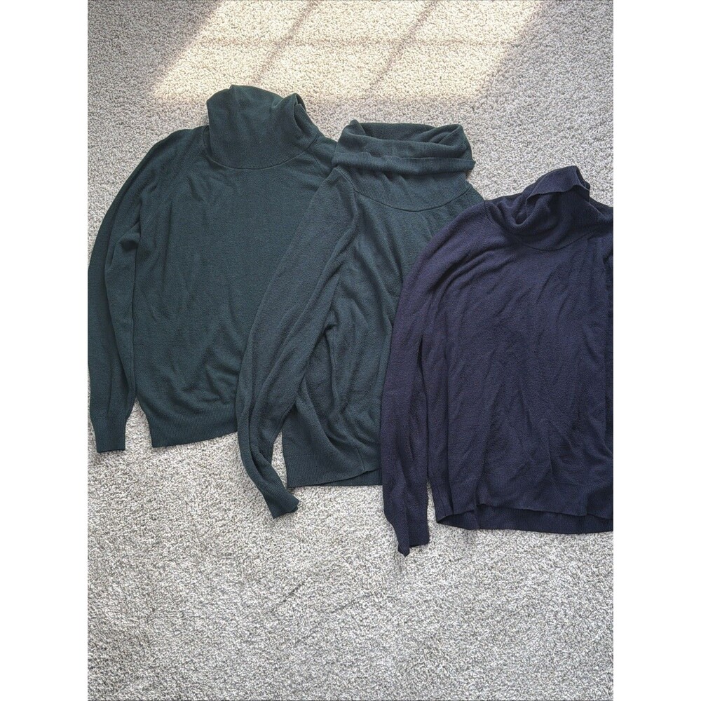 Vintage Design Originals Sweater Made In USA Cowl Neck Lot Of 3 Womens Sz 40 L